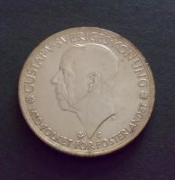 Лот: 10598595. Фото: 2. Швеция 5 крон 1935 г. 500-летие... Монеты