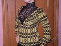 Лот: 36746. Фото: 2. кофта стрейч 44р желто-черная...