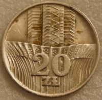 Лот: 8932670. Фото: 2. 20 злотых 1973 Польша. Монеты