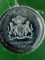 Лот: 12625337. Фото: 2. Гайана 25 центов 1980 год из буклета... Монеты