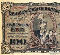 Лот: 14376397. Фото: 3. 100 рупий 1905 года Германская... Коллекционирование, моделизм