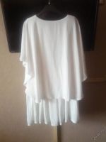 Лот: 5884031. Фото: 2. Белое шифоновое платье 50-54. Женская одежда