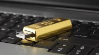 Лот: 5707427. Фото: 3. Флешка GOLD (слиток) 64GB. Компьютеры, оргтехника, канцтовары