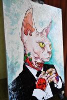 Лот: 6491123. Фото: 2. Портрет любимца 40 НА 60 Сфинкс. Картины, панно