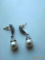 Лот: 6567912. Фото: 2. Серьги с жемчугом (имитация). Ювелирные изделия, бижутерия, часы