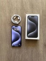 Лот: 25850255. Фото: 2. iPhone 15 pro синий титан 256... Смартфоны, связь, навигация