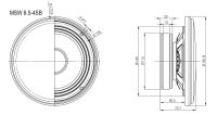 Лот: 8600058. Фото: 3. Magnum MSW 6.5-4SB Среднечастотный... Авто, мото, водный транспорт