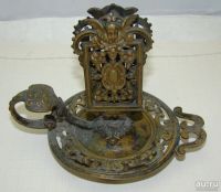Лот: 11190839. Фото: 2. Спичечница старинная (W640). Антиквариат