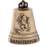 Лот: 10866444. Фото: 3. Колокольчик на подставке Красноярск. Сувениры, подарки