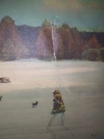 Лот: 21446242. Фото: 4. Репродукция картины Зимний вечер. Красноярск