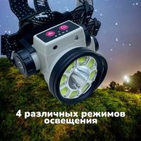 Лот: 25794725. Фото: 4. Фонарь налобный аккумуляторный...
