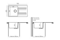 Лот: 23670704. Фото: 4. Мойка врезная TOLERO Loft TL-750. Красноярск