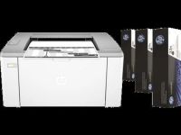 Лот: 10653235. Фото: 2. Новый принтер HP m106w + 4 оригинальных... Принтеры, сканеры, МФУ