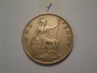 Лот: 6929705. Фото: 2. 1 пенни 1897 год Великобритания... Монеты