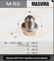 Лот: 20677090. Фото: 2. Болт маслосливной с магнитом Masuma... Автозапчасти