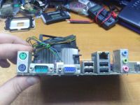 Лот: 22848615. Фото: 2. Материнская плата Asus P5KPL-AM... Комплектующие