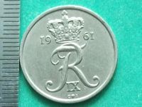 Лот: 10780361. Фото: 8. Монета 25 эри оре ере Дания 1961...
