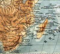 Лот: 18078898. Фото: 7. Физическая карта Африки из словаря...