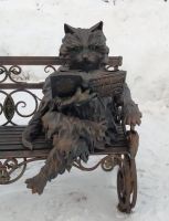 Лот: 25043223. Фото: 4. Кованая скульптура "Кот - Бегемот... Красноярск