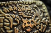 Лот: 20364241. Фото: 2. Пряжка на 40мм "Битва динозавров... Аксессуары