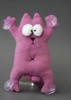 Лот: 12969891. Фото: 4. Кот Саймона, фиолет, 22 см на...