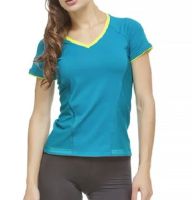 Лот: 6336498. Фото: 2. Футболка с V-образным вырезом. Женская одежда