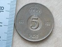 Лот: 13350958. Фото: 5. Монета 5 эри эре пять оре Швеция...