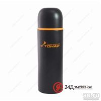 Лот: 13158295. Фото: 2. Термос Helios 1000мл, черный TM-025. Посуда, кухонная утварь