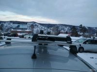 Лот: 12963704. Фото: 3. Крепление для лыж/сноубордов Thule... Авто, мото, водный транспорт