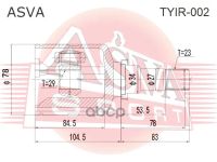 Лот: 24754094. Фото: 2. Шрус Внутренний Правый 29X34x23... Красноярск