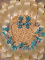 Лот: 246129. Фото: 2. Изделия из полимерной глины комплект... Ювелирные изделия, бижутерия, часы