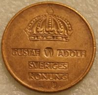Лот: 8389467. Фото: 2. 5 оре 1969 Швеция. Монеты