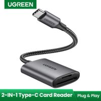 Лот: 21506931. Фото: 2. Кардридер UGREEN USB-C to SD/TF... Носители информации