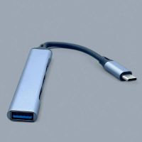 Лот: 25796465. Фото: 3. USB HUB*4 USB 3.0 Type-C for notebook. Компьютеры, оргтехника, канцтовары