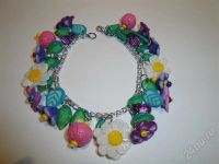 Лот: 309598. Фото: 2. Изделия из полимерной глины браслет... Ювелирные изделия, бижутерия, часы