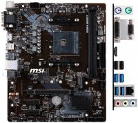 Лот: 16801349. Фото: 3. Комплект мать MSI A320M PRO M2... Компьютеры, оргтехника, канцтовары