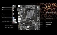 Лот: 21985291. Фото: 2. Материнская плата GigaByte A520M... Комплектующие