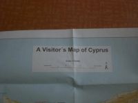 Лот: 10051291. Фото: 2. карта Кипра. Туризм