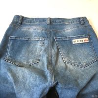 Лот: 13302877. Фото: 3. 👖 Джинсы "Рваные" подростковые... Дети растут