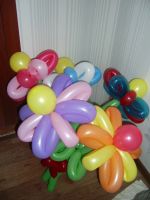 Лот: 3427975. Фото: 4. Букет ромашек из воздушных шариков...