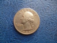 Лот: 11299320. Фото: 2. 25 центов 1985 года (P)!Оригинал... Монеты