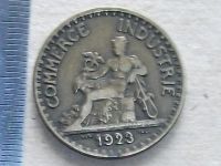 Лот: 15925025. Фото: 4. Монета 2 франк два Франция 1923... Красноярск