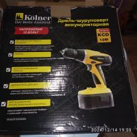 Лот: 24783515. Фото: 2. Шуруповерт Kolner. Инструмент и расходные