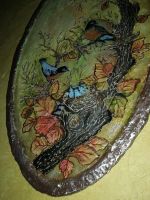 Лот: 18804057. Фото: 2. Панно декоративное "Птицы". Ручная работа