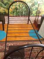 Лот: 4116315. Фото: 2. Кровать односпальная с матрацем. Мебель для спальни