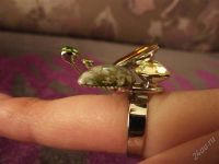 Лот: 2215617. Фото: 2. кольцо бабочка безразмерное. можно... Ювелирные изделия, бижутерия, часы