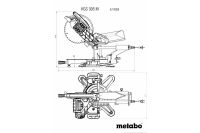 Лот: 16811571. Фото: 3. Пила торцовочная Metabo KS 305... Строительство и ремонт