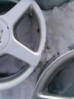 Лот: 2642798. Фото: 3. комплект литых дисков 5*100 5... Авто, мото, водный транспорт