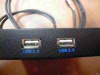 Лот: 15026662. Фото: 2. Панель фронтальная с USB 2.0 портами... Комплектующие