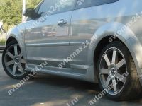 Лот: 6643465. Фото: 2. Пороги "Sport" для (хетчбек... Автохимия, масла, тюнинг